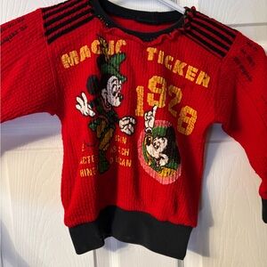 Unique Vintage Red Magic Ticker Sweatshirt